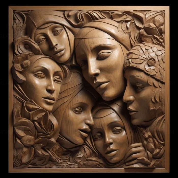 نموذج ثلاثي الأبعاد لآلة CNC 3D Art 